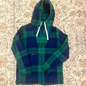 Abercrombie & Fitch Plaid 1/4 Zip Jacket | XS